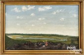 AMERICAN OIL ON CANVAS PANORAM