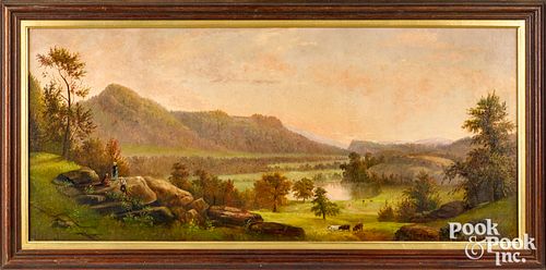AMERICAN OIL ON CANVAS PANORAMIC