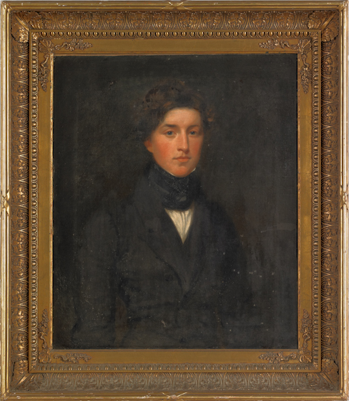 American oil on canvas portrait