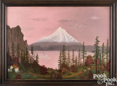 AMERICAN OIL ON CANVAS PRIMITI