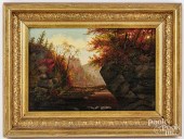 AMERICAN OIL ON CANVAS RIVER L