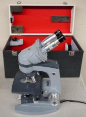AMERICAN OPTICAL BINOCULAR MIC