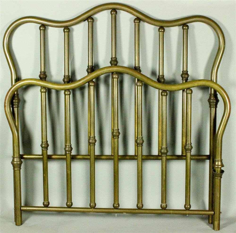 AMERICAN OR ENGLISH BRASS BED