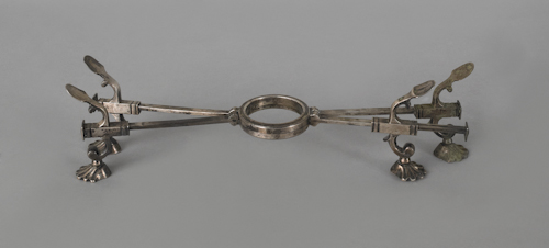 American or English silver dish