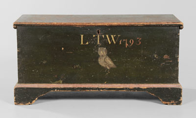 American Paint-Decorated Chest