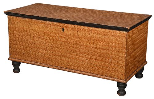 AMERICAN PAINT DECORATED LIFT TOP