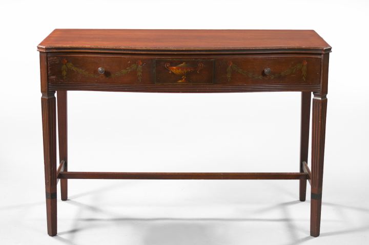 American Paint-Decorated Mahogany