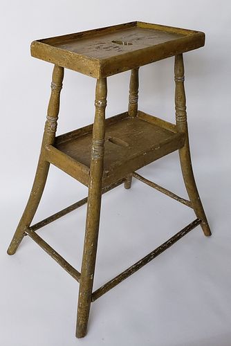 AMERICAN PAINT DECORATED TWO TIER