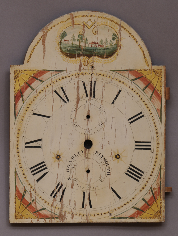 AMERICAN PAINTED AND PARCEL-GILT