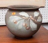 American painted art pottery v