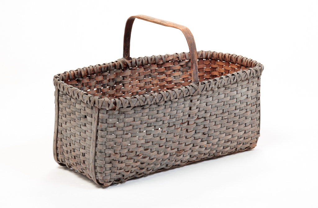 AMERICAN PAINTED BASKET. Late