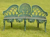 AMERICAN PAINTED CAST IRON GAR