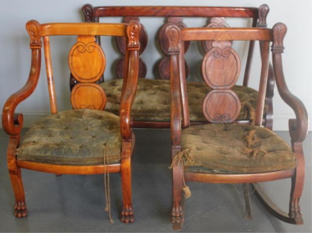 American Parlor Set with Paw