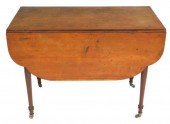 AMERICAN PEMBROKE TABLE, 19TH