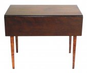 AMERICAN PEMBROKE TABLE, 19TH