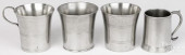 AMERICAN PEWTER BEAKERS AND MU
