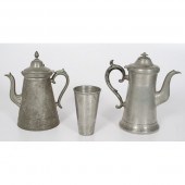 American Pewter Coffee Pots Pl
