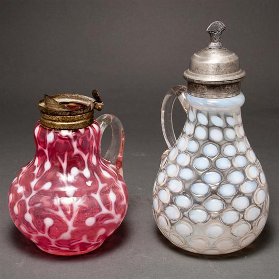 American pewter-mounted