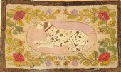 AMERICAN PICTORAL HOOKED RUG W