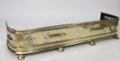 AMERICAN PIERCED BRASS FIREPLA