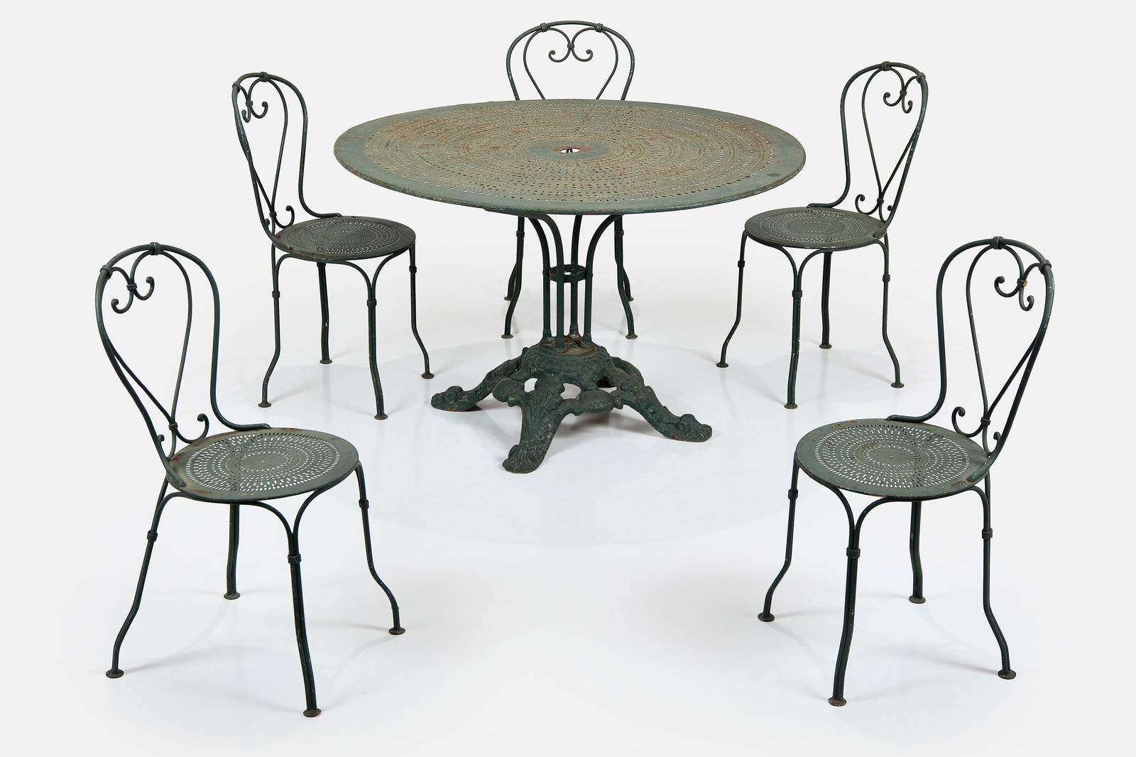 AMERICAN, PIERCED CAFE SET