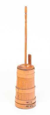 AMERICAN PIGGIN CHURN. Mid 19t