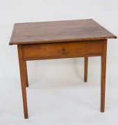 AMERICAN PINE ONE DRAWER TAVER