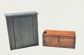 AMERICAN PINE PAINTER’S BOX AN