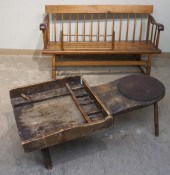 AMERICAN PINE ROCKING CHILD'S