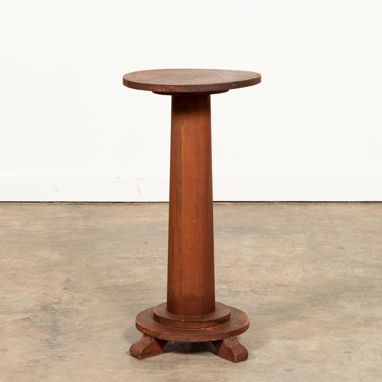 AMERICAN POPLAR CANDLE STAND, CIRCA