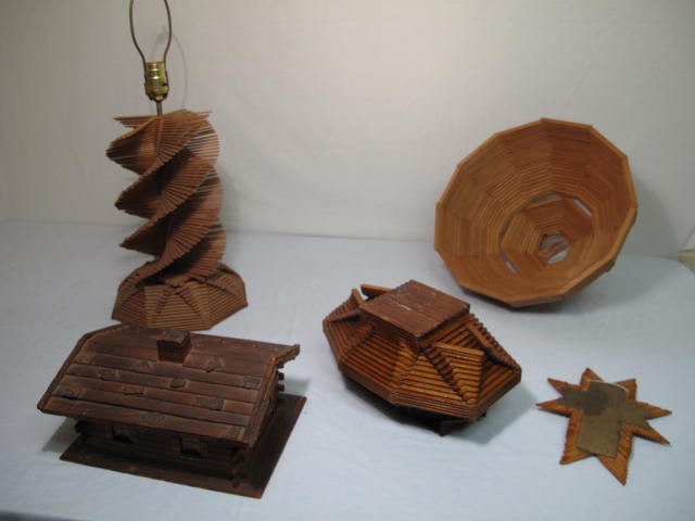 American Popsicle Stick Folk Art