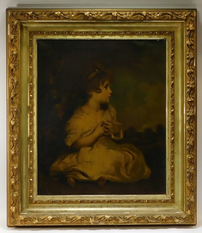 AMERICAN PORTRAIT OF A YOUNG GIRL