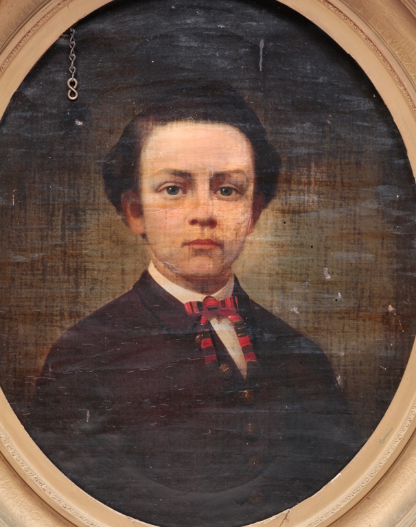 AMERICAN PORTRAIT OF A YOUNG BOY.