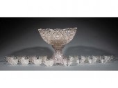 AMERICAN PRESSED GLASS PUNCH B