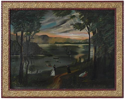 AMERICAN PRIMITIVE LANDSCAPE(19th