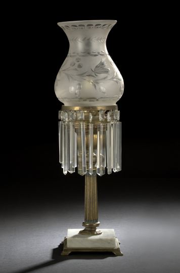American Prism-Hung Lacquered Brass