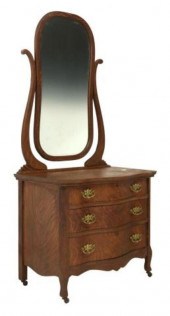 AMERICAN QUARTER SAWN OAK MIRR