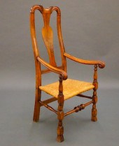 AMERICAN QUEEN ANNE ARMCHAIRAn