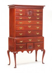 AMERICAN QUEEN ANNE HIGH CHEST