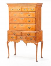 AMERICAN QUEEN ANNE HIGH CHEST