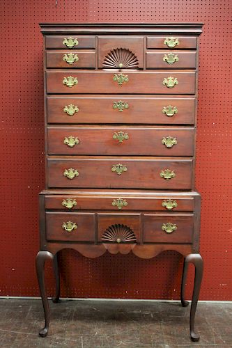 AMERICAN QUEEN ANNE HIGHBOY, C