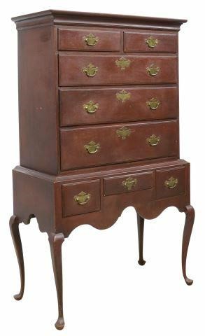 AMERICAN QUEEN ANNE HIGHBOY CHEST