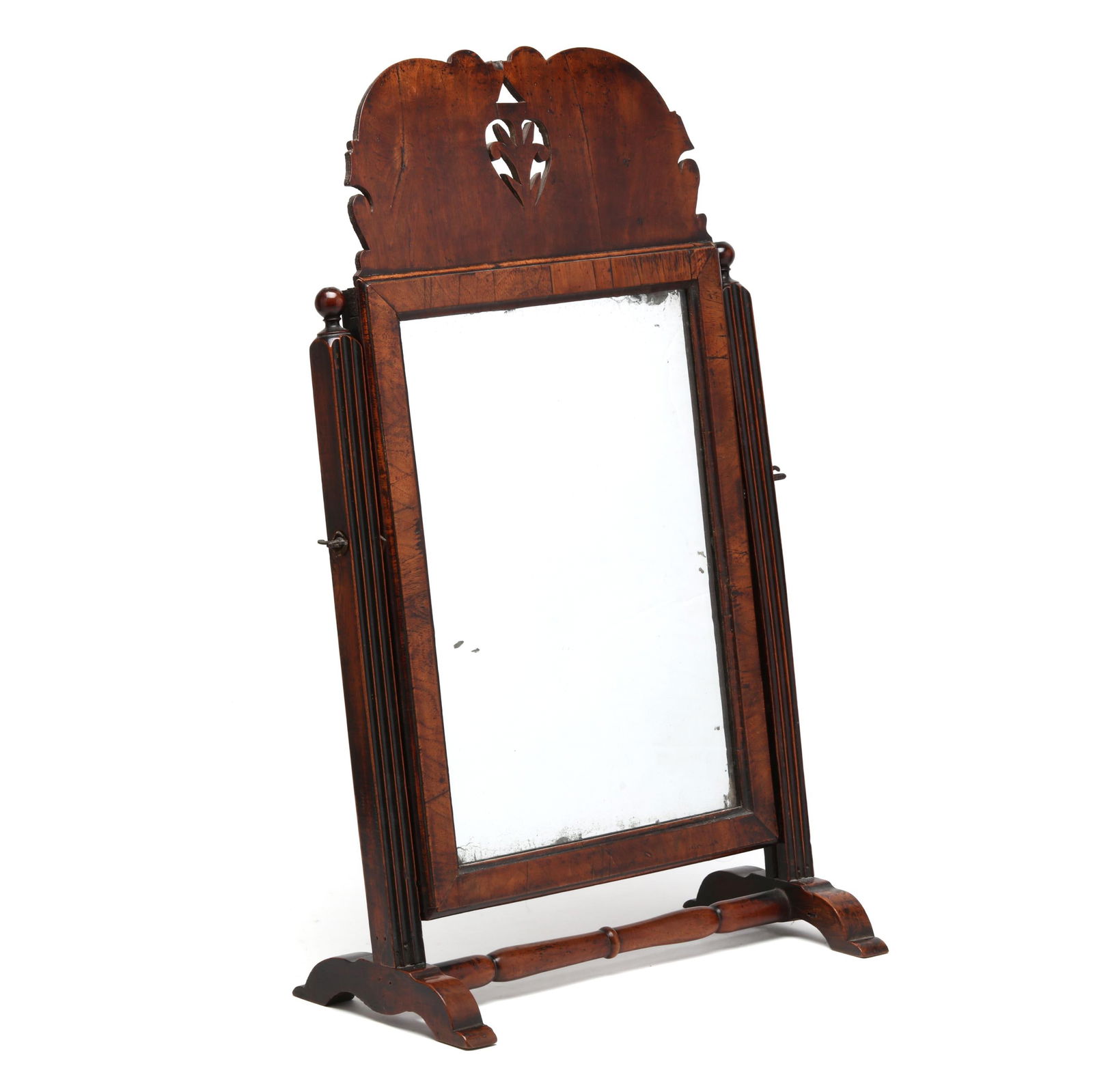 AMERICAN QUEEN ANNE MAHOGANY MIRROR