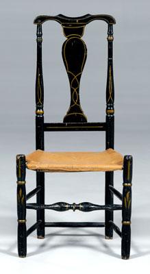 American Queen Anne side chair,