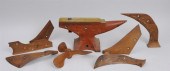 AMERICAN RED-PAINTED WOOD MODE