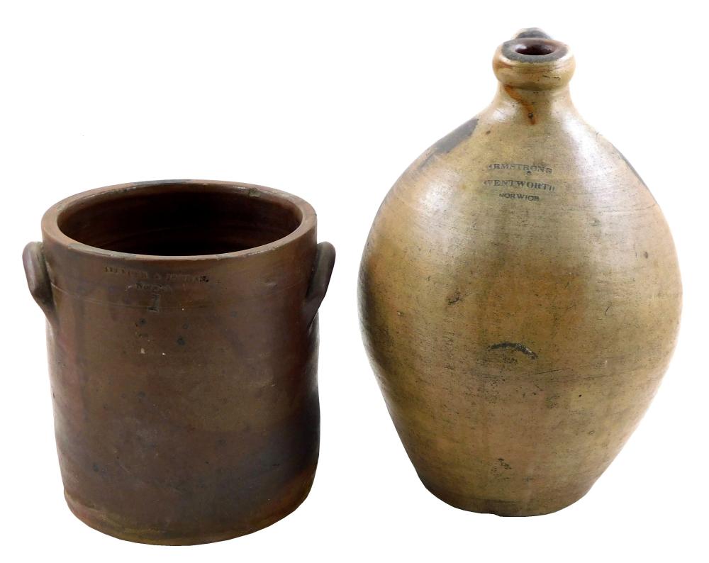 AMERICAN REDWARE, 19TH C.,