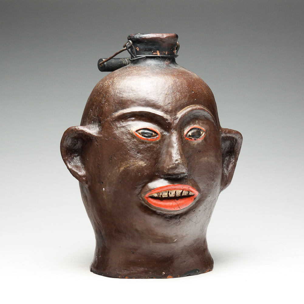 AMERICAN REDWARE GROTESQUE FACE