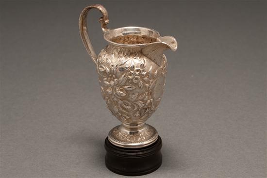 American repousse silver