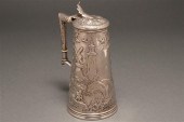 American repousse silver syrup