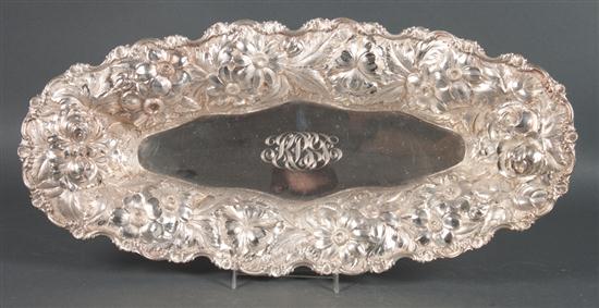 American repousse sterling silver